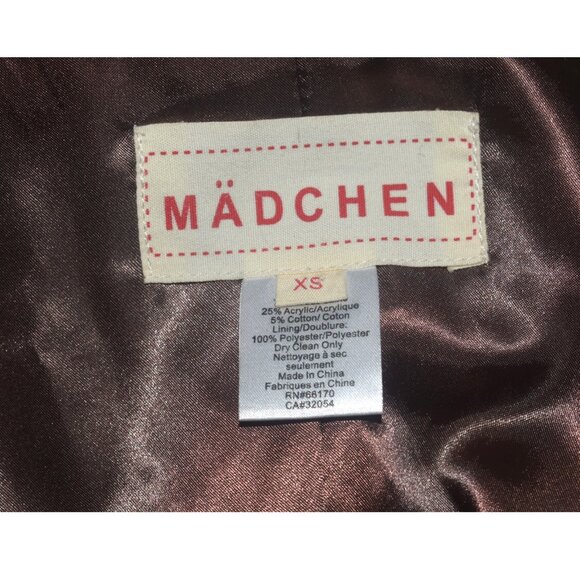 Madchen Anthropologie Forested Forest Green Blazer Jacket Retro 70s Style XS - Picture 5 of 7